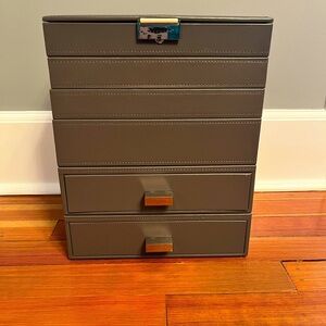 Container Store Stackers jewelry organizer-will split up levels